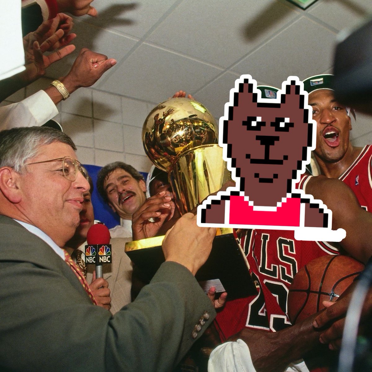 coolestdogsnft's tweet photo. 🏆Here is the Cool Crypto Dog #5 with the Larry O’Brien Championship Trophy 🐶 2️⃣3️⃣
👉Tag one NBA player 🏀
#MJ #nba #jordan #nfts #nft #NFTCollection #Nftarts #nftcollectors #coolcryptodog https://t.co/OuQkWW9FFq