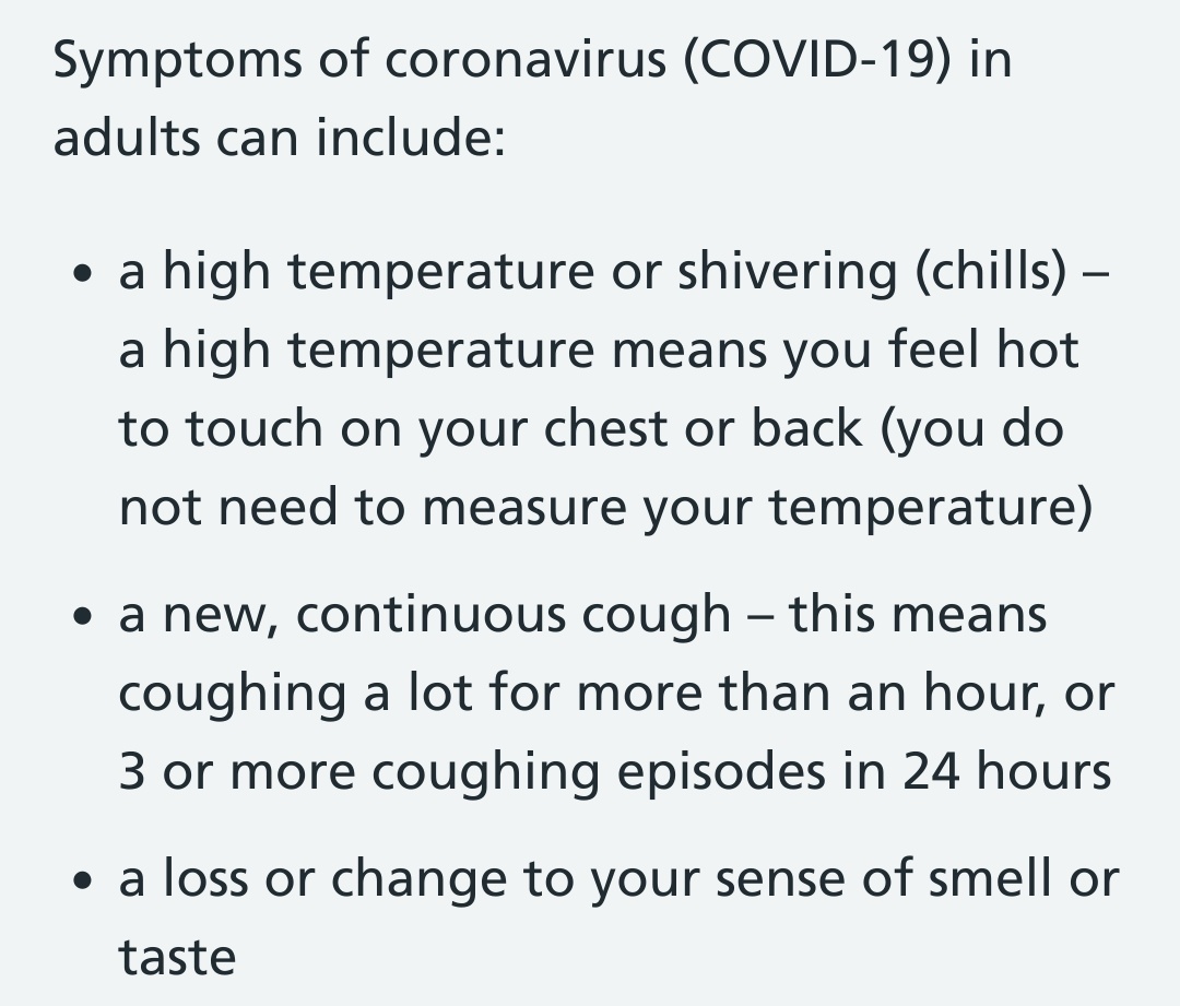 Dr_D_Robertson's tweet photo. New, longer list of Covid symptoms (after free testing ends)
 https://t.co/c2JY2aGZcD https://t.co/HLvZybwQjU