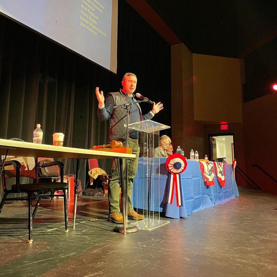 Sunday, funday.  Just finished addressing the delegates at the SD 33 convention in Mahtomedi. I am super excited about the great candidates we have running for the legislature in this critical district.  <a href="/SenateDFL/">Minnesota Senate DFL</a> @FlipMNSenate <a href="/mnhouseDFL/">Minnesota House DFL</a> <a href="/DNC/">Democratic Party</a> #VoteBlueIn2022