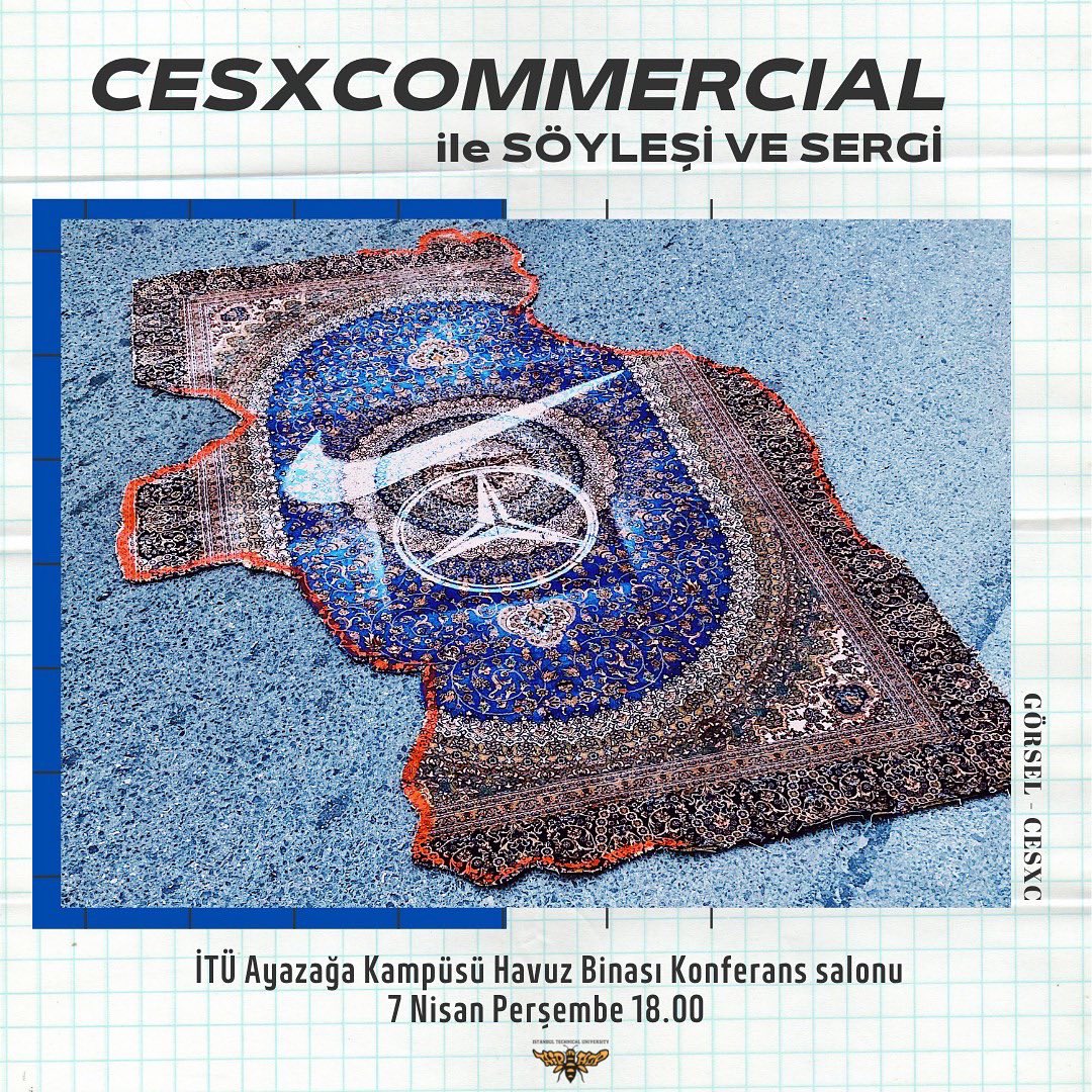 Son zamanlarda Motive, Lvbel C5, Cakal, Lil Zey gibi sanatçılarla çalışan hip hop dünyasının önemli fotoğrafçılarından @cesxcommercial’i okulumuza konuk ediyoruz. Canlı fotoğraf editi, sergi ve söyleşi üzerinden gideceğimiz bu etkinliğe hepinizi bekliyoruz!