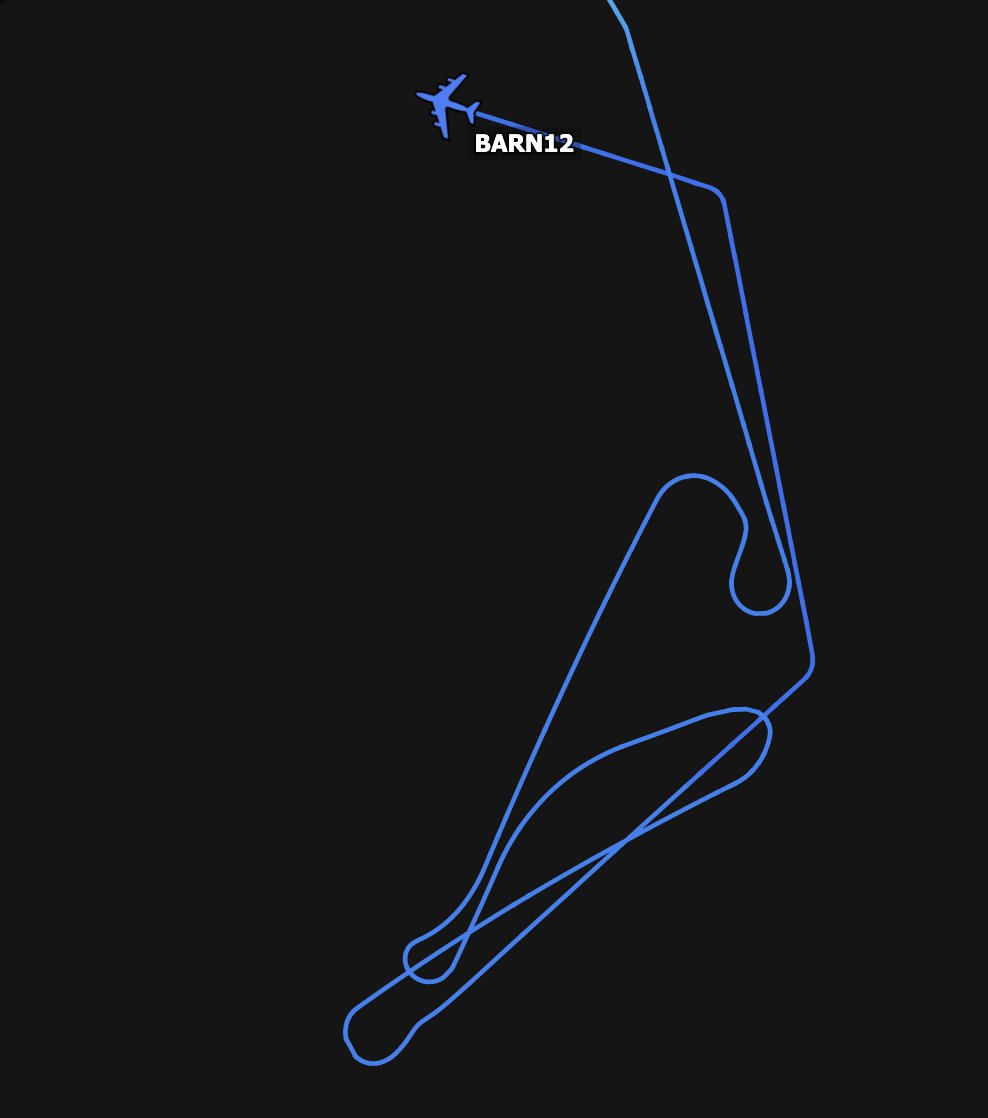 TheSnoopySnoop's tweet photo. Clean trails from #BARN12 today over the Gulf of Mexico

#AE0417 E-6B Mercury 164405 US Navy

#haveglass #milair #avgeek #PlaneSpotting https://t.co/aT2YNuDJvs