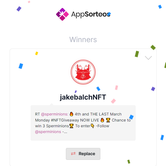 sperminions's tweet photo. 👏 CONGRATULATIONS TO @CutePandaDoodle @jakebalchNFT and @GeniesGang! 🥳🥳🥳Please DM me your wallets, so you can recieve your Sperminions. 😊 https://t.co/C8dNFGAKgM