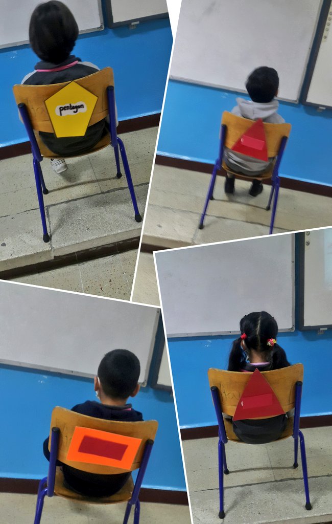 Ghina_00's tweet photo. Grade 2 learners created 2D shapes using the geo set👍#2D Shapes🔺◼ @MakAishaSchool @FawziehHn https://t.co/6O0VVvNke6