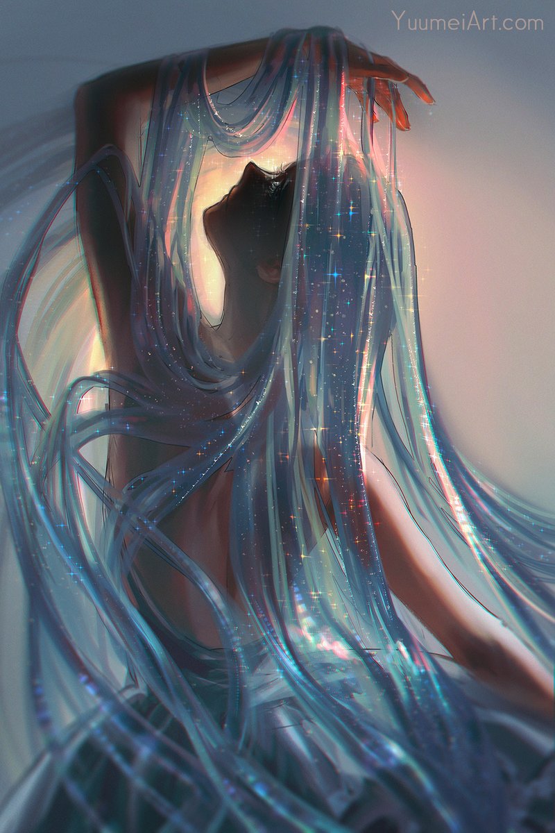 Yuumei_Art's tweet photo. Veil me in stars https://t.co/V1UDr2Z0W3