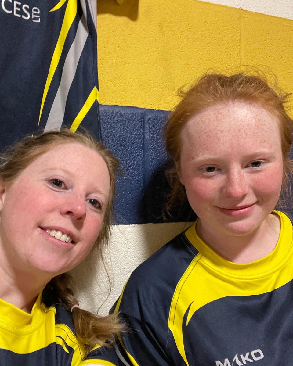 Tina_M_Wade's tweet photo. What an absolute blast of a game!! So so much fun. I could not be more proud of my daughter!! The work she’s put in and the obstacles she’s smashed to get out there is beyond words!!! Lady of the match!! #rugby #pintofsquash #ladiescan #finalgameoftheseason #type1diabetes #autism https://t.co/O7rz8eJGKR