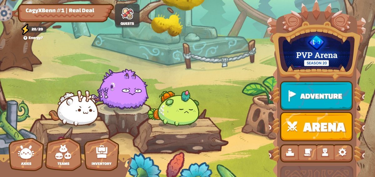 iamshawie825's tweet image. I missed my Axie Team.. 

#RealDealGuild
#CagyxBenn01