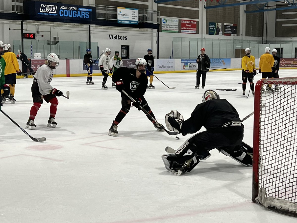 Some good development happening the past two weeks at our Firehawks AB Cup Prep camp - on ice and in the classroom. Good luck to the 2007s participating in the #ABCup selection camps this weekend. #AlbertaBuilt