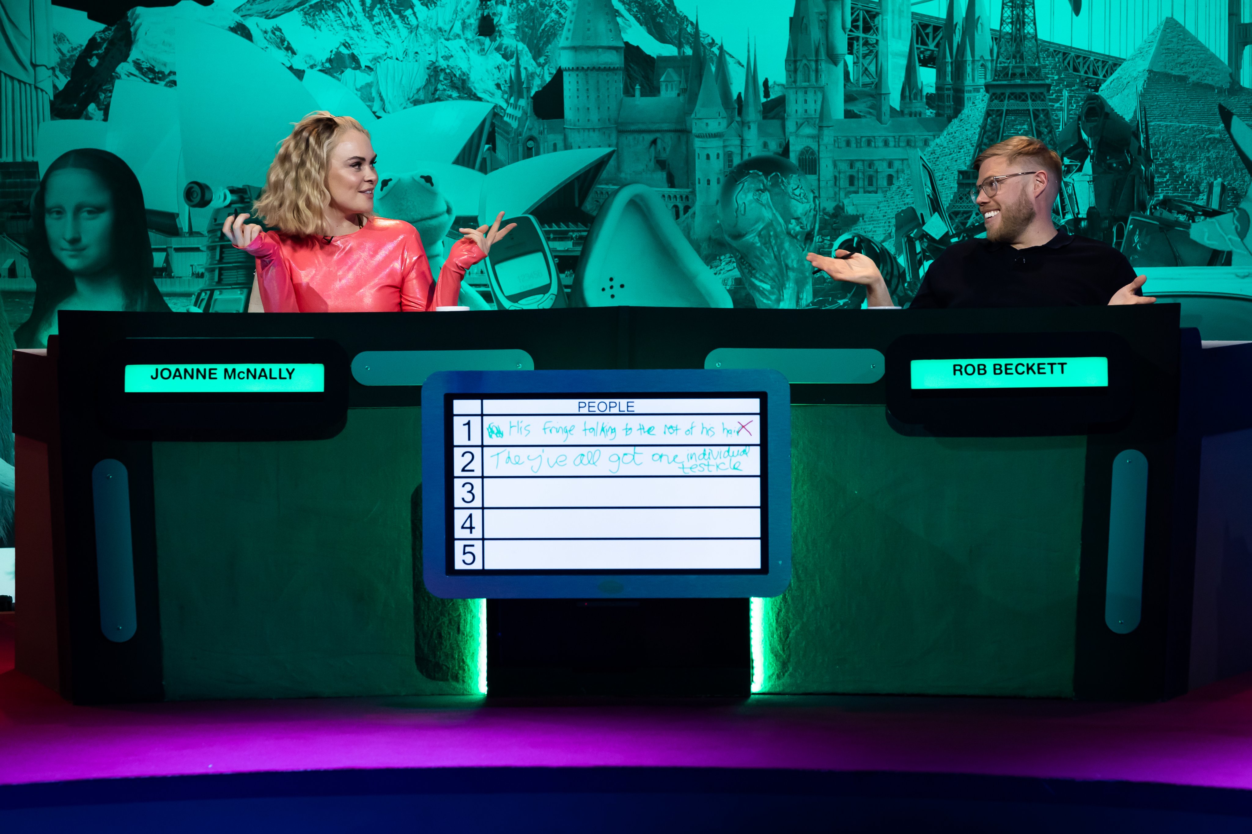 The Big Fat Quiz 2022 Impressão de jogos de tabuleiro com perguntas  correspondentes