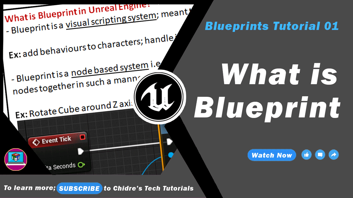 ManjunathChidre's tweet image. What is Blueprint in Unreal Engine ?
- Let's understand; What is Blueprint in Unreal Engine with example.
Watch Now: youtu.be/Wd4wHaKWIv4
#Blueprint #BlueprintTutorial #UnrealEngine #VisualScripting #GameDevelopment #ChidresTechTutorials