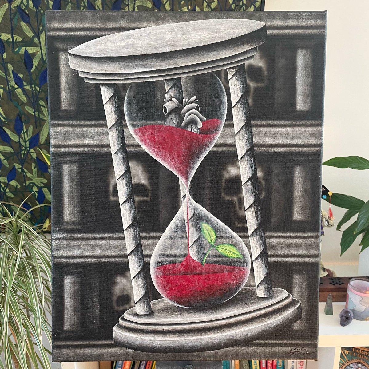 Reincarnation (Canvas 36 x 46 cm)

Nothing dies, it just changes the form. 

#contemporarypainting #painter #artcollector #artofinstagram #darkart #artlovers #sketch #fluidart #creative #gallery #universe #artistsofinstagram #artsy #spirituality #artistoninstagram #originalart