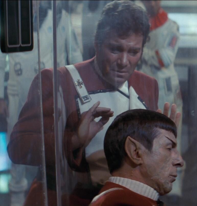 chellemtoo's tweet photo. Someday I'll be able to watch this scene without #crying. But not today. #alwaysshallbeyourfriend #needsofthemany #spock #kirk #khaaaaaaaan https://t.co/0rtIsFX7UJ