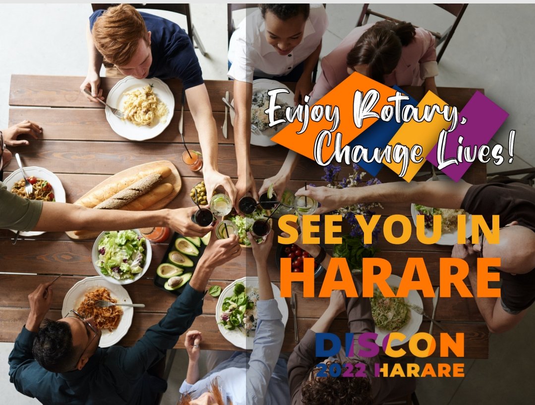 DisconHarare22's tweet photo. #Harare #Zimbabwe #Africa
Is ready to host
#D9210 #DISCON22
Register today..
https://t.co/CmAU9Gutwa
@Rotary https://t.co/QJ2iwhnHpX