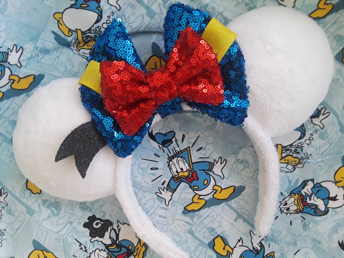 weplayitbyears's tweet photo. Excited to share the latest addition to my #etsy shop: Donald Duck inspired ears. Handmade Donald Duck Custom Mouse Ears inspired by Disney #donaldduck #minniemouseears #custommouseears https://t.co/sSo4NQjreq https://t.co/g9Mq6fY9kT