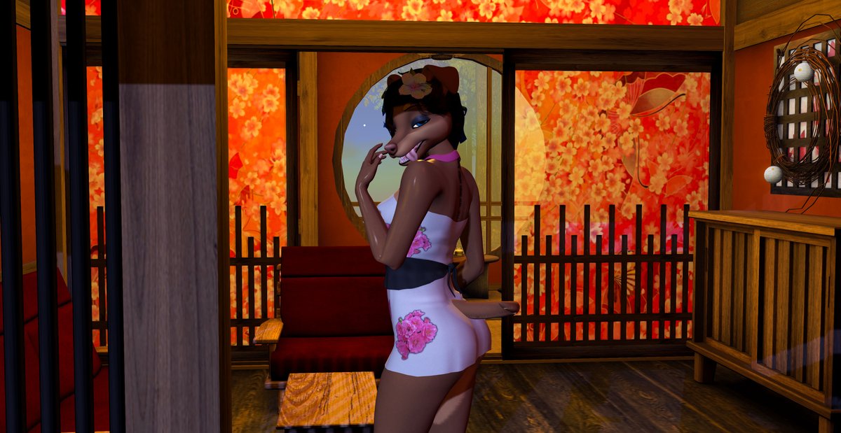 DoglandSl's tweet photo. How does the kimono fit me?  .////.   👉👈
@FurtownSL 
📷@NGeminisplay
#SecondLife #furry #furryartnsfw #furryart #furryartwork #furryfandom https://t.co/HgwOid9Fo9