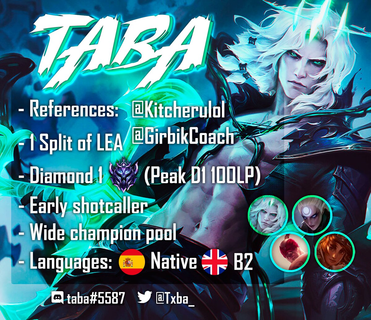 Desde <a href="/DreamMakersClub/">Dream Makers eSports</a> me han permitido escuchar ofertas tras acabar el split de LEA. 

RTs and favs are appreciated ❤️