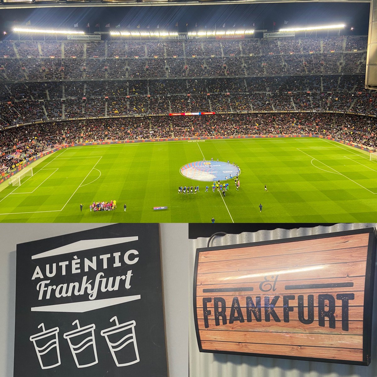chkuepp's tweet photo. Das „Camp Nou“ freut sich auf die @Eintracht. Die @RTL_com-Vorhut schaut sich Barca schon mal an. Nächsten Donnerstag geht’s los 🥳🥳🥳 #sge https://t.co/R8delaTZan