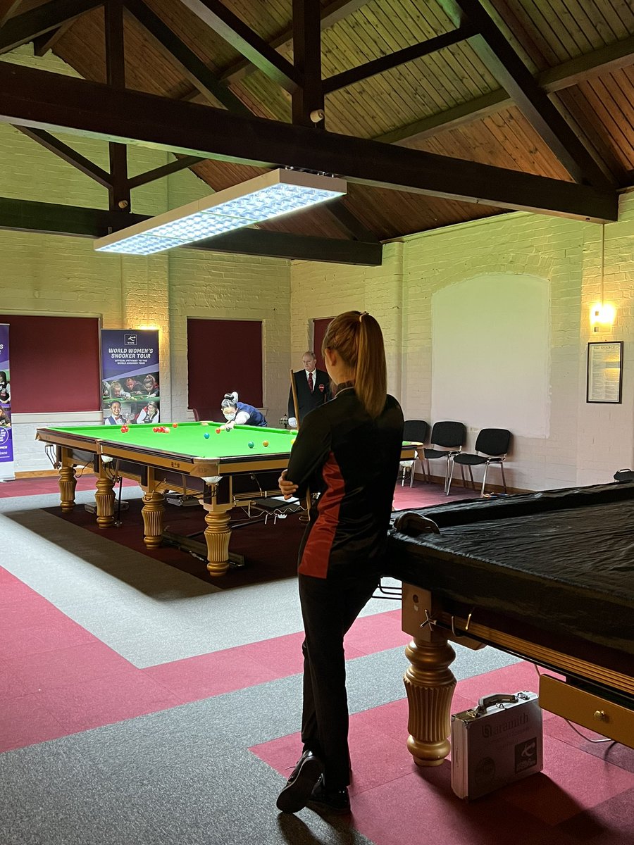 TheWinchesterSC's tweet photo. Watching the final of The Winchester Open between @Onyee159 and @NutcharutW 
@WomensSnooker #womenssnooker #snooker #leicestershire https://t.co/2kUzd9wRcr