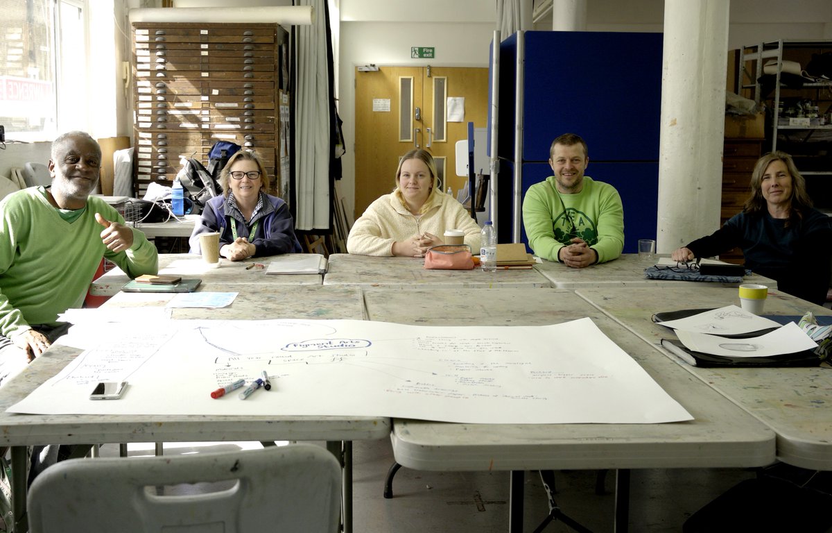 figmentarts's tweet photo. this week the Figment Arts Studio started! expect big things! Our first exhibition is with @artistshouses in May. 
Thanks to @ace_national for their support and we're very happy at @ArtClassesHove watch this space! https://t.co/jpE2Rj6P7v