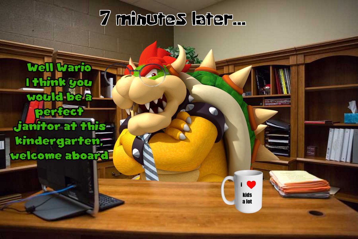 BigStinkyWario's tweet photo. new job https://t.co/j8Bz9lOiW3
