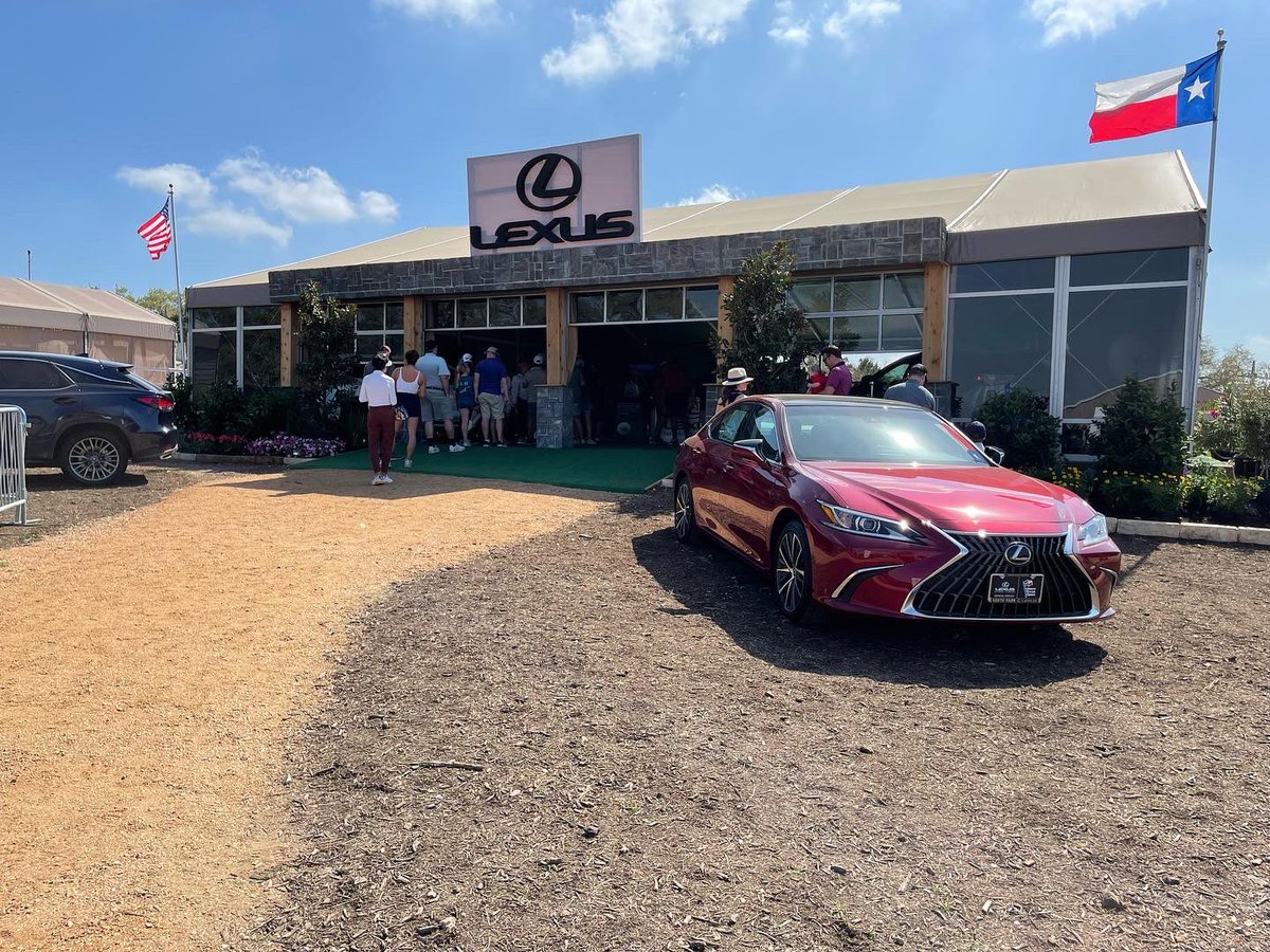 valerotxopen's tweet photo. Make sure to stop by the Lexus Tent at the Main Entrance during the tournament to enter to win a Cobra Bag and Set of Clubs! @NPLexusSA @LexusDominion #ValeroTexasOpen #Lexus #LexusDominion #nplexussa #lexussanantonio #2022LexusGX #2022LexusNX #LexusPARTEE https://t.co/3JXojwatEr