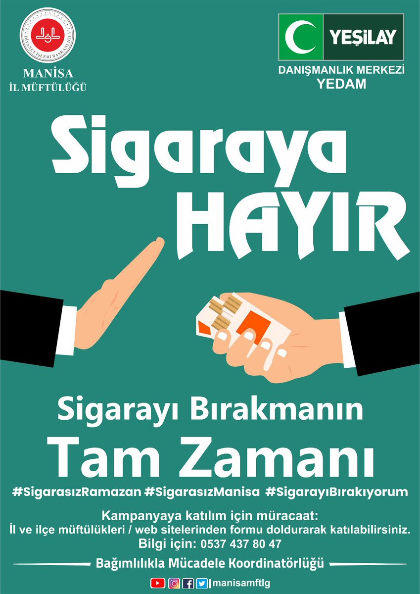 Serhatovacik's tweet photo. #SigarasızRamazan
#SigarasızManisa
#SigarayıBırakıyorum https://t.co/XMzEAXXA2T