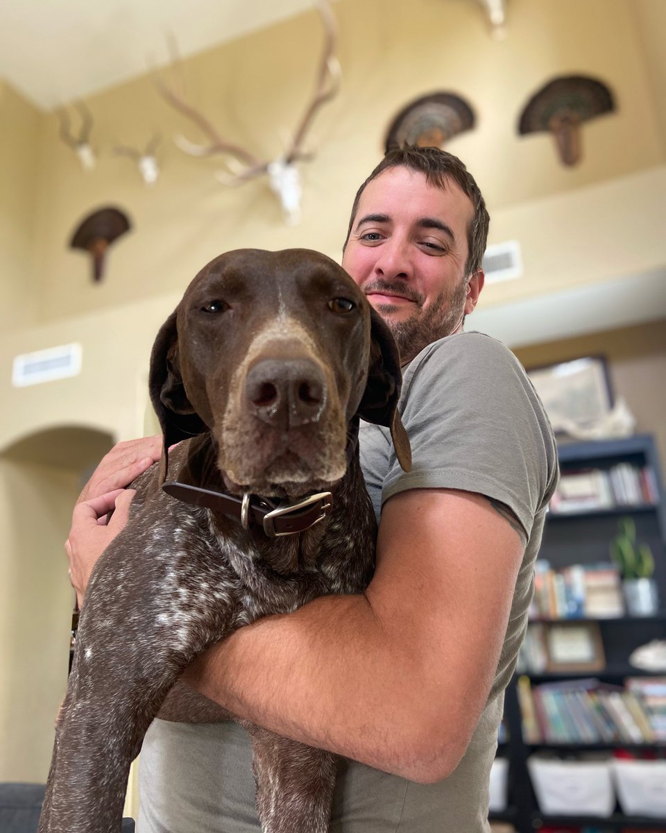 AZWanderings's tweet photo. Bird dog love #sunnydog https://t.co/KouSmcPw9S