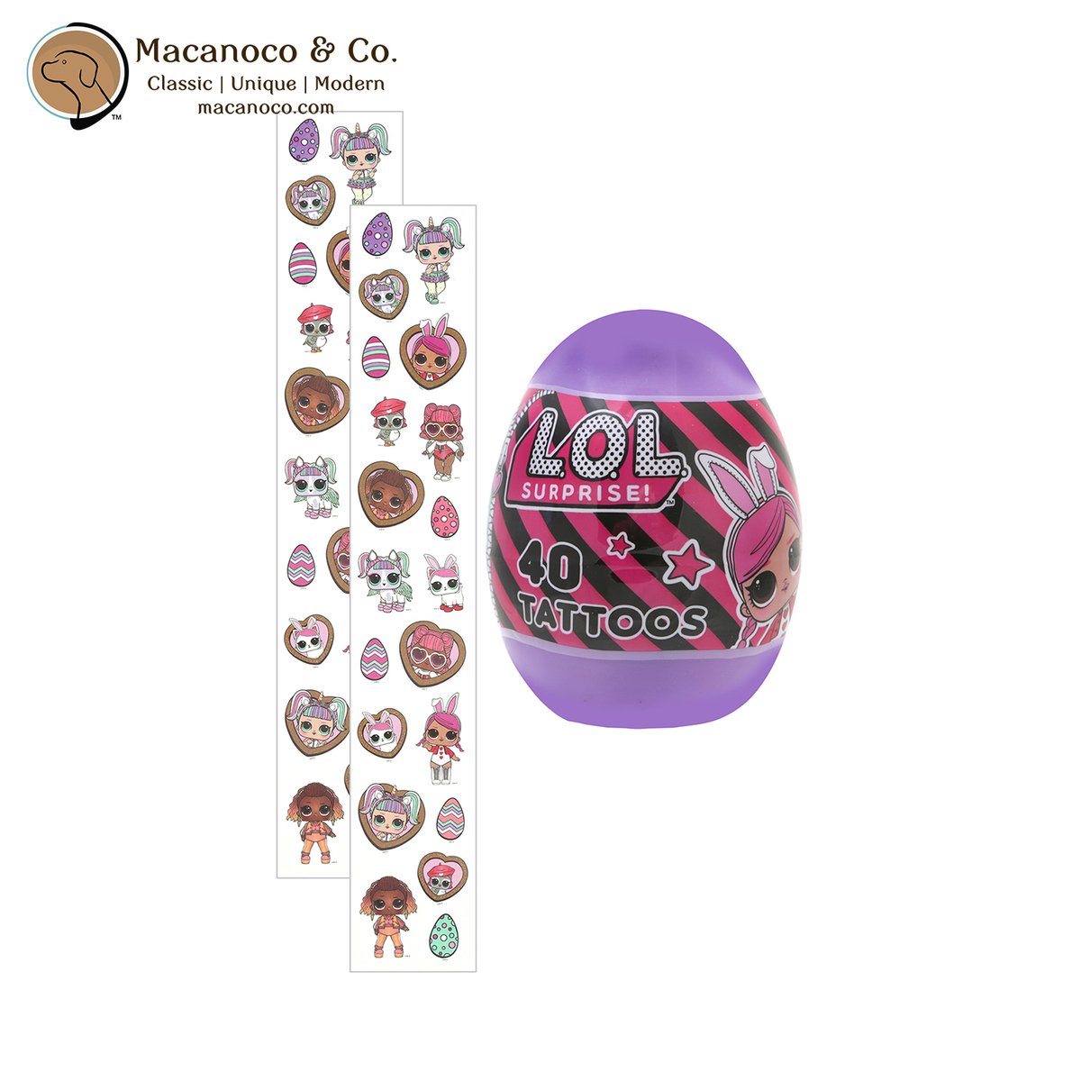 Macanoco's tweet photo. L.O.L. Surprise! 40-Tattoos Egg Toy - https://t.co/OKbqPf8vOp
#MacanocoAndCo #Macanoco #Boutique #Miami #Fashion #ToyStore #ChildrensBoutique https://t.co/oYUUEFKode