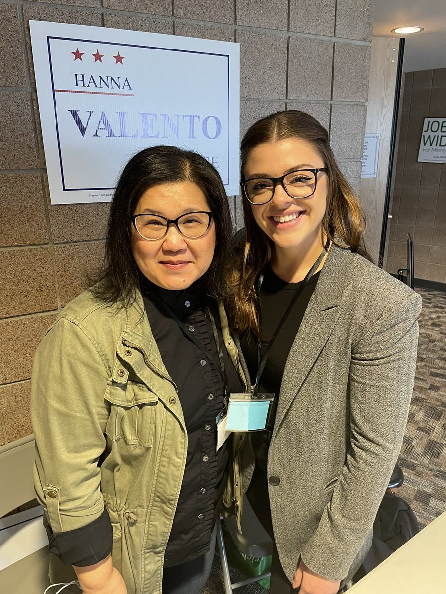 Congrats to Hanna Valento on securing the DFL endorsement in 33A. The road ahead will not be easy. Thankful that you stepped up to run.