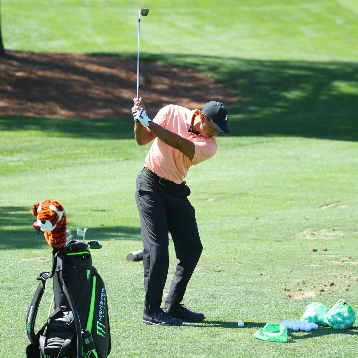 PGATOUR's tweet image. Tiger Woods has arrived at Augusta 👀