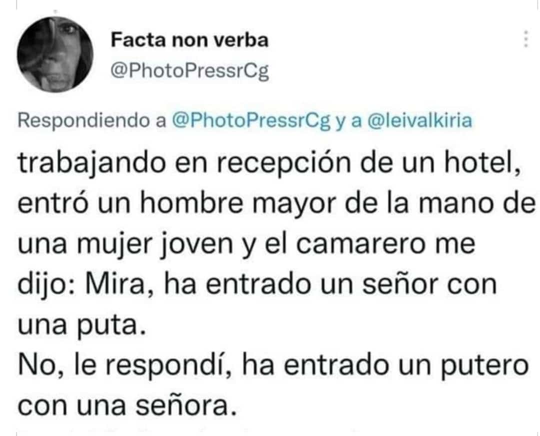 "Sin clientes no hay trata".
Poner las cosas en su sitio, llamar a las cosas por su verdadero nombre. 
20 años sin Marita Veron