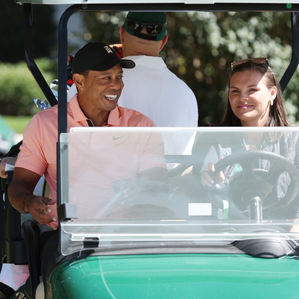 PGATOUR's tweet image. Tiger Woods has arrived at Augusta 👀