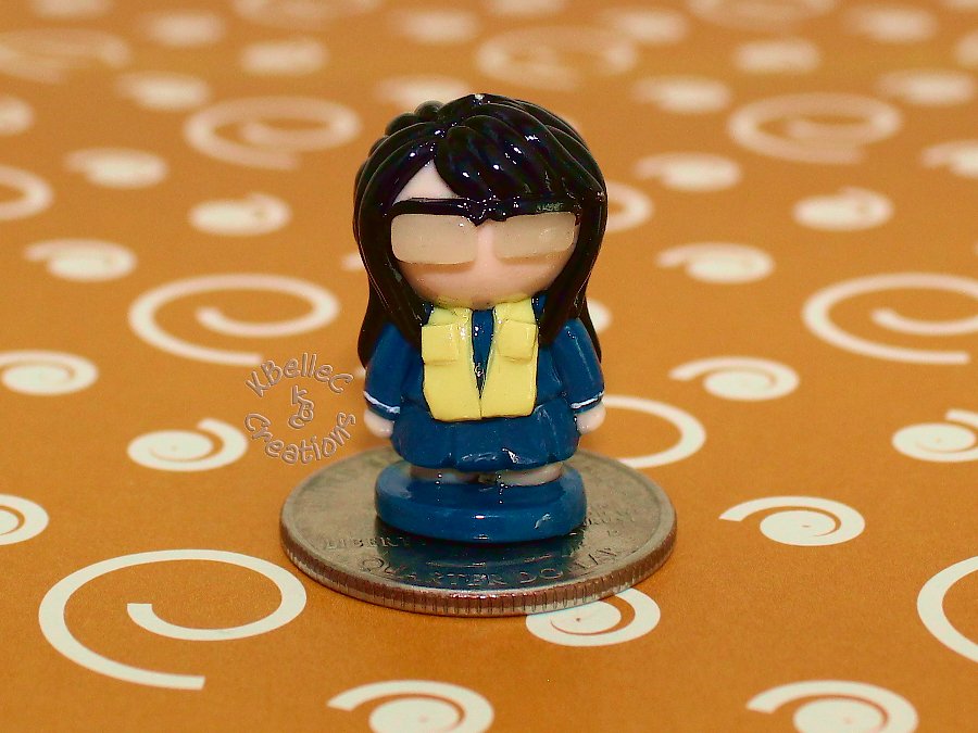 KBelleC's tweet photo. Standing at about 1" tall (≈2.54 cm) is an #Ohno-inspired miniature figurine from Diary of Our Days!
#polymerClay #Sculpey #Premo #handmade #fanArt #kawaii #chibi #otaku #anime #manga #MakotoOhno #HoukagoTeibouNisshi #DiaryOfOurDaysAtTheBreakwater #KBelleC #ClumsyArtistCreations https://t.co/joOgnpTVXo