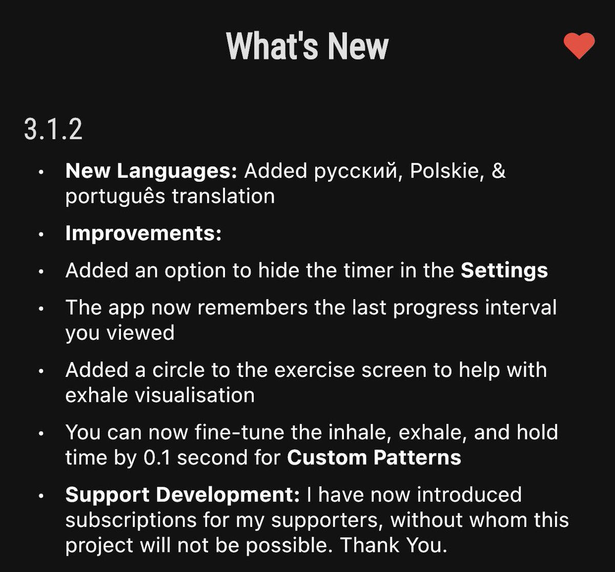MustafaBhatkar's tweet photo. V 3.1.2 of @Breathee_app has finally started rolling out on both Android and iOS 🥳
Apple took exactly one month to review and approve this update 🥲 https://t.co/JCgK2Dsxnb