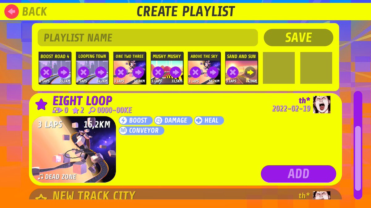 dopagames's tweet photo. 0.8.0 main feature is the ability to create and share Playlists. Can't wait to see all the cool playlists players will share! We're currently testing the build, it should be ready for upload soon... #gamedev #screenshotsunday https://t.co/p0R26w6IfH