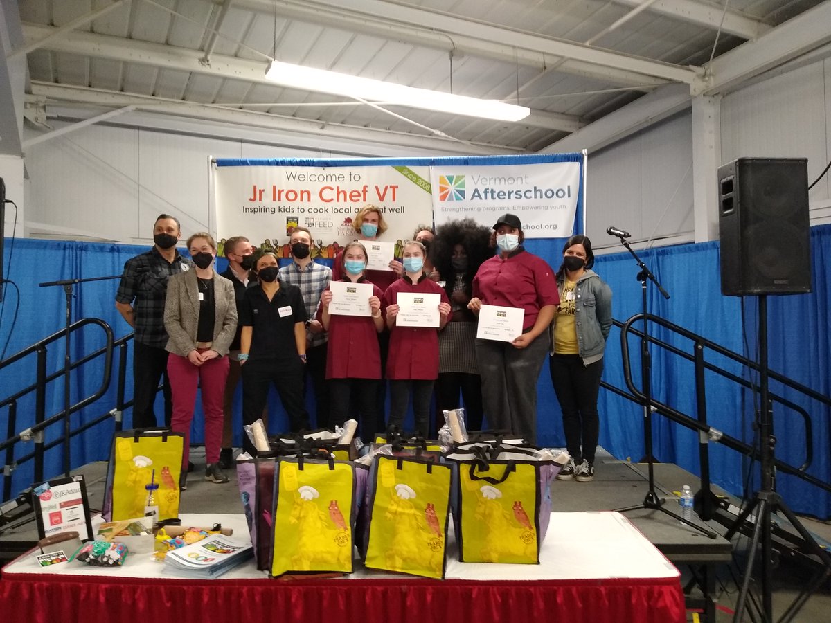 Burlington_Tech's tweet photo. Congratulations to BTC Chef C &amp; Junior Iron Chef participants! Lively Local Award for HS Team:
BHS Team Turnip the Beet 
Culinary Arts &amp; Health Sciences &amp;  BHS students!

Crowd Pleaser Award for Middle School Team
HMS Team Whisks and Rewards
Super proud of your skills! https://t.co/K3PhBeko1p