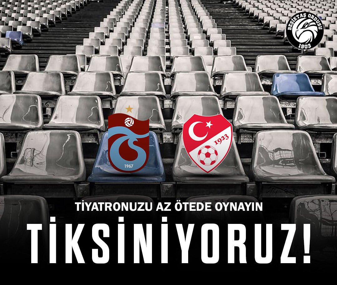 TİYATRONUZU AZ ÖTEDE OYNAYIN! <a href="/TFF_Org/">TFF</a> <a href="/Trabzonspor/">Trabzonspor</a> 

 #TSvBJK