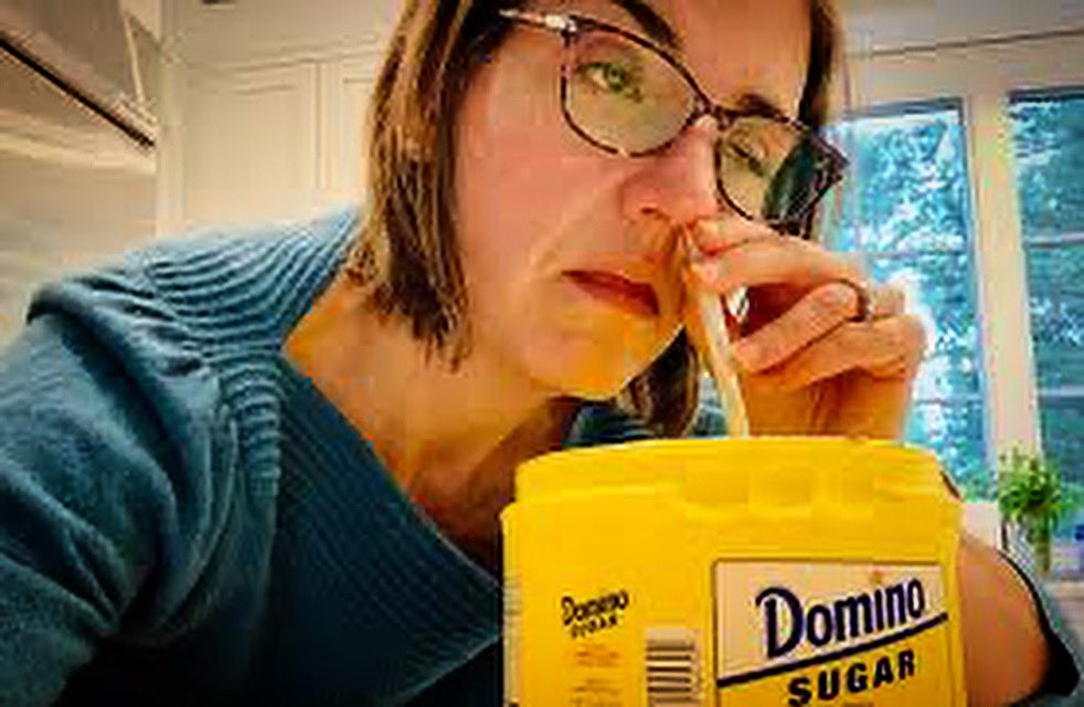 JLynnJacobs's tweet photo. I learned very young that sugar made me feel better. I remember being at a babysitter's house before I was even in kindergarten and skinning my knee and being fed cake to make me stop crying and thinking well… this is a good deal! - @DrJenKerns 

https://t.co/QwUJsd14BD https://t.co/Ger7cmP5oJ