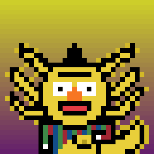 StrayAliens's tweet photo. Axoltol #126 is a tribute to #BertsTit by @specialsquid of MTV classic Wonder Showzenπ₯
Watch for other projects freeing Berts Tit in the repliesππ
Free Axo for @Staked_AFπ https://t.co/akTZ6PSL2v