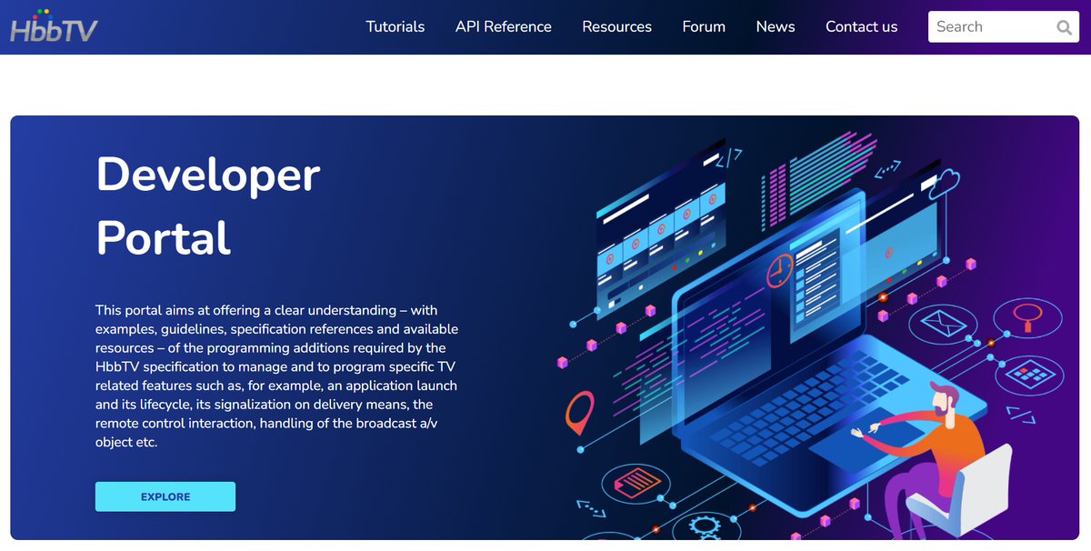 HbbTV_official's tweet photo. Have you registered yet for our webinar tomorrow, Tuesday, April 5, 15:00-16:00 CEST? David Uhlmann (#Google), Angelo Pettazzi (#Mediaset/#HbbTV) and Hrvoje Bašić (#AppStream) will provide deep insights into the #HbbTV Developer Portal. Free registration: https://t.co/AkRJ9p4gJt https://t.co/Y0kVAIct44