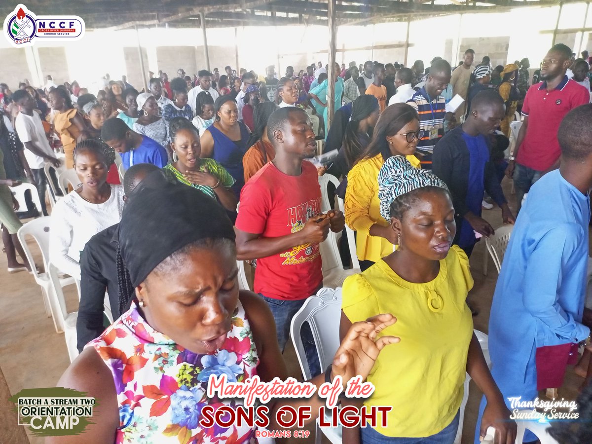 nccfcrossriver's tweet image. Glorious Service is always nothing but about the glory of the Lord.

We Praised God, We danced,
God has been faithful and we are grateful.

#NccfcrossriverStateChapter 
#OrientationCamp
#BatchA
#Thanksgiving
#ManifestationofTheSonsofLight