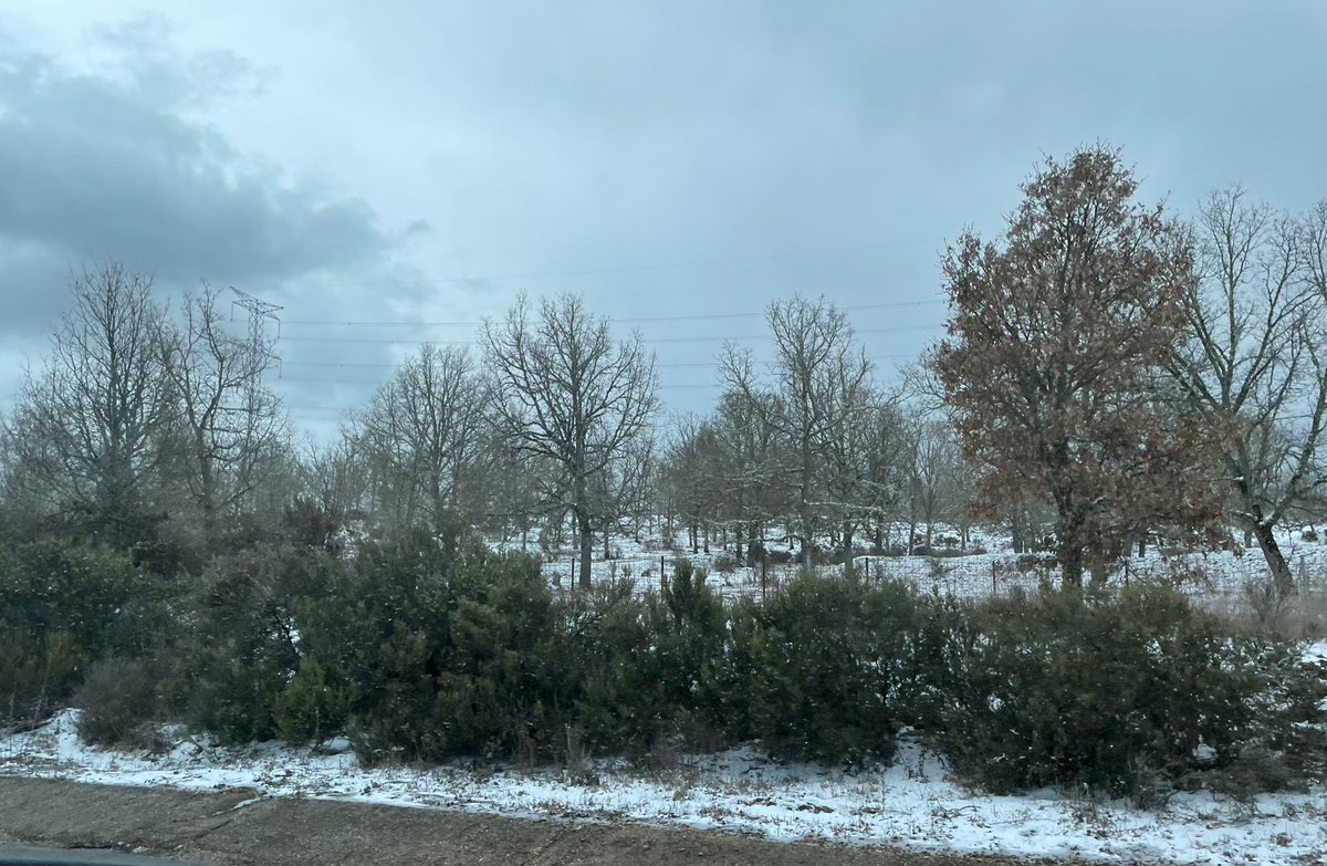 😍❄️❄️ La #nieve nos ha dejado hoy en #Otero imágenes tan bonitas como esta. 
#Sanabria es bonita en cualquier estación pero la nieve le da una luz mágica 😍
#Sanabria, #Zamora 
📷 <a href="/pbarriolosada/">Pedro Barrio Losada</a>