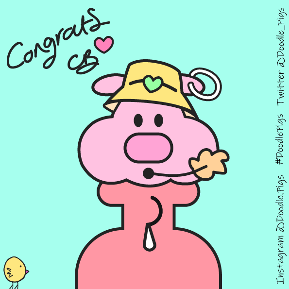 Doodle_Pigs's tweet photo. Congrats @Nielssaa ๐ for the win ๐ a #DoodlePigs #NFT on it's way to you. ๐คฉ
#NFTGiveaway #NFTCommunity #NFTdrops #NFTProject #NFTartist #nftcollectors #nftcollectors #nft #nfts #NFTsales #nftsale #nftnews #nftart #nftexplore https://t.co/XWaHmZ4gyU