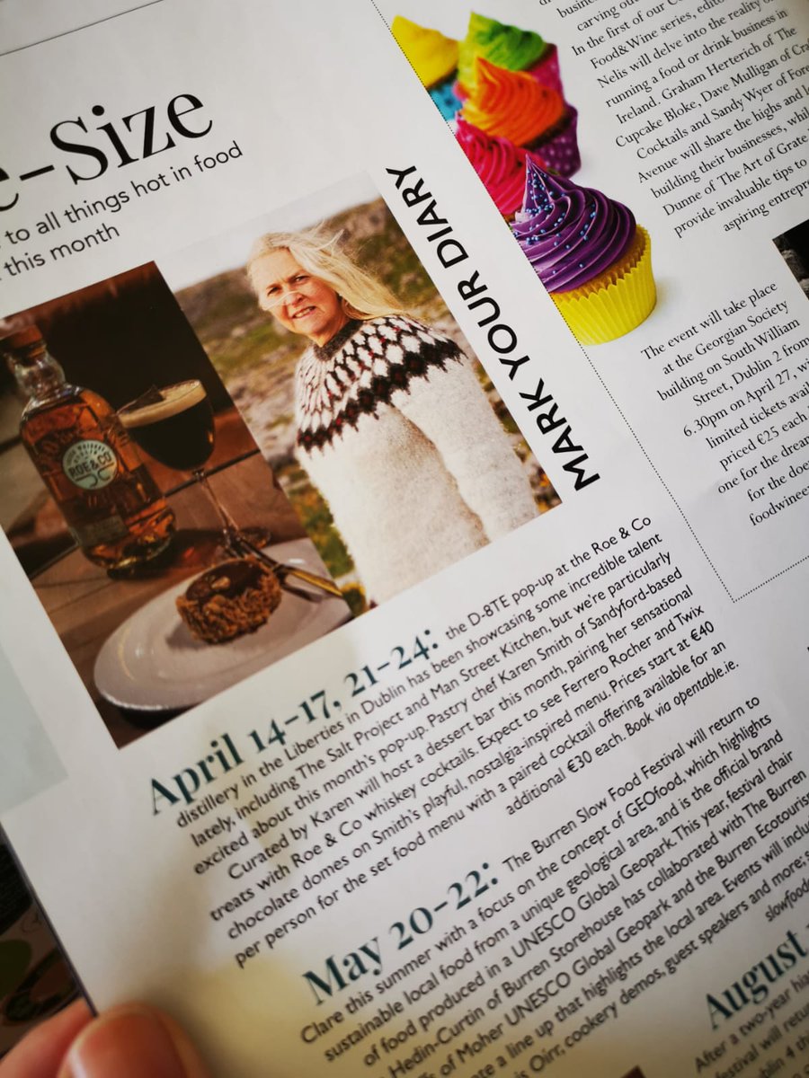 Thank you thank you @JordanMooney_ and <a href="/gnelis/">Gillian Nelis</a> for the <a href="/foodandwineIE/">FOOD&WINE Magazine Ireland</a> mention of my Easter pop up. Very excited to bring something unique and exciting to Roe &amp; Co! Lovely to be right beside <a href="/BurrenSalmon/">Birgitta HedinCurtin</a> too!