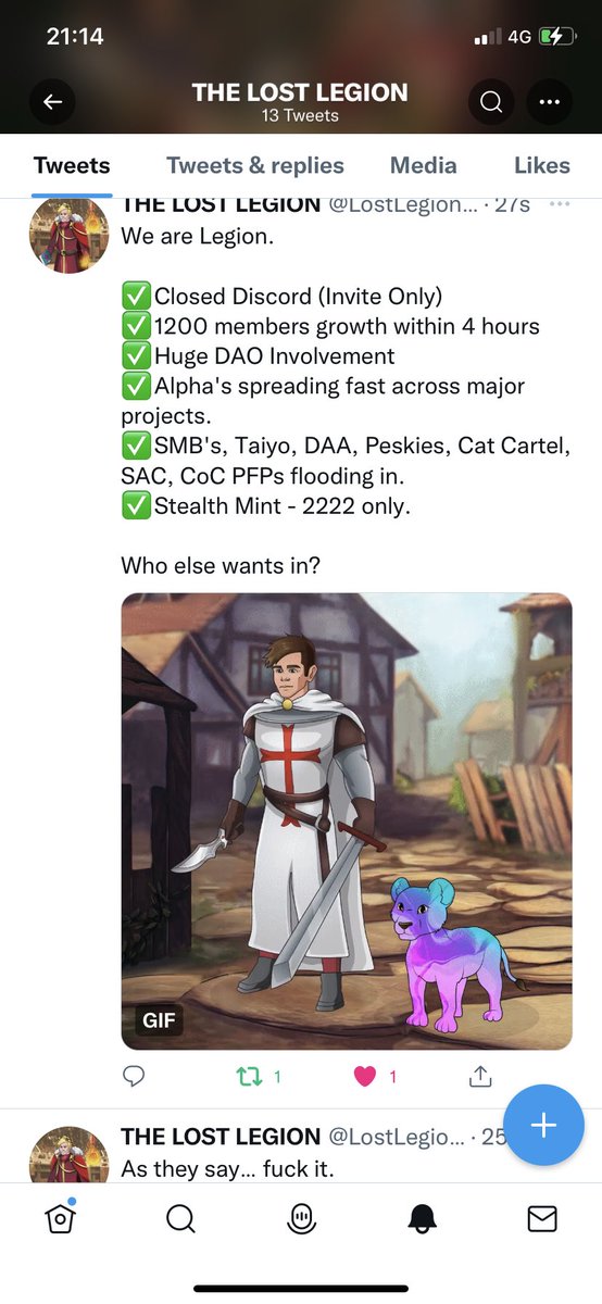 RZVSMD's tweet photo. @LostLegionSol I’m the first one ? Wow https://t.co/s2OM7yy16U