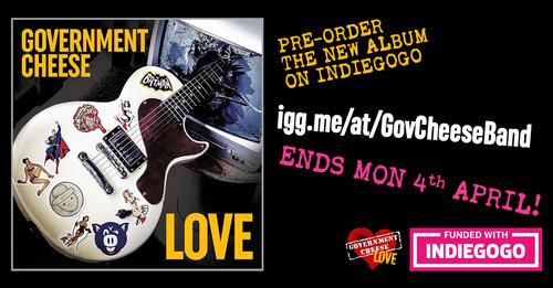 The clocks a ticking folks and we are officially drinking in the last chance saloon... The LOVE pre-sale campaign ends midnight Monday! Go get yer some whilst you still can...See you at the shows April 9th Louisville and the 23rd Nashville 
indiegogo.com/projects/gover…
