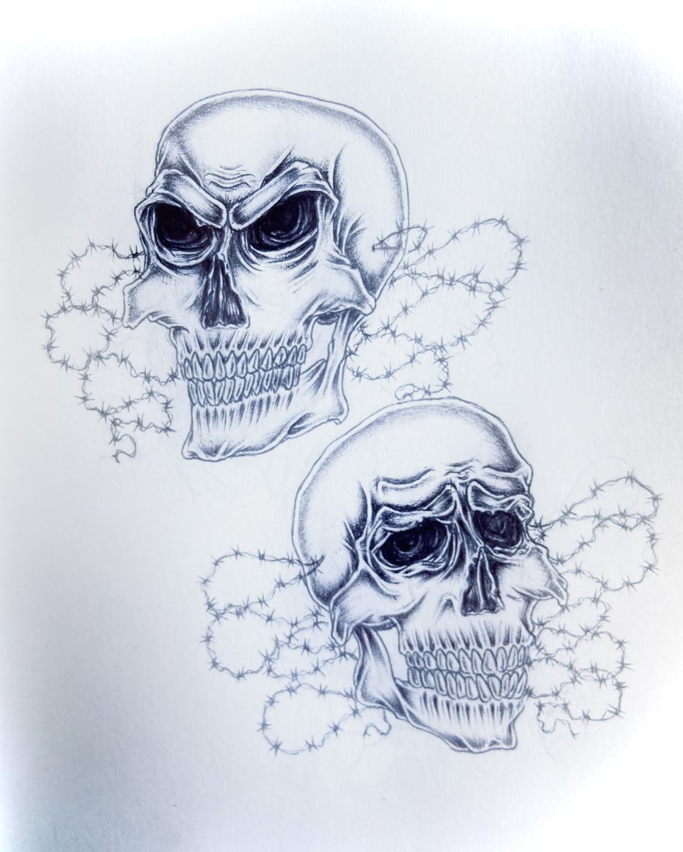 orzoesque's tweet photo. Some skulls for ya Sunday. https://t.co/KxL6BKxsyo