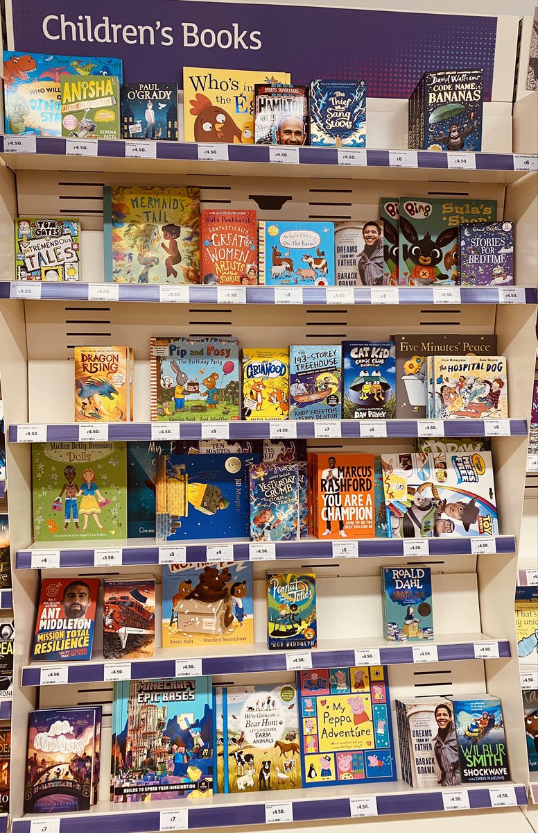 BeecroftKara's tweet photo. Some absolute gems being stocked @sainsburys 😍📚✨
@sophieinspace @KateisDrawing @BeatriceBlue_ @NadiaShireen @andysagarbooks @tamzinmerchant @RobBiddulph @SmritiPH @MGLnrd @Usborne @KidsBloomsbury @Frances_Lincoln @simonkids_UK @orionbooks @PenguinUKBooks @MacmillanKidsUK https://t.co/P3ITW1mRDm
