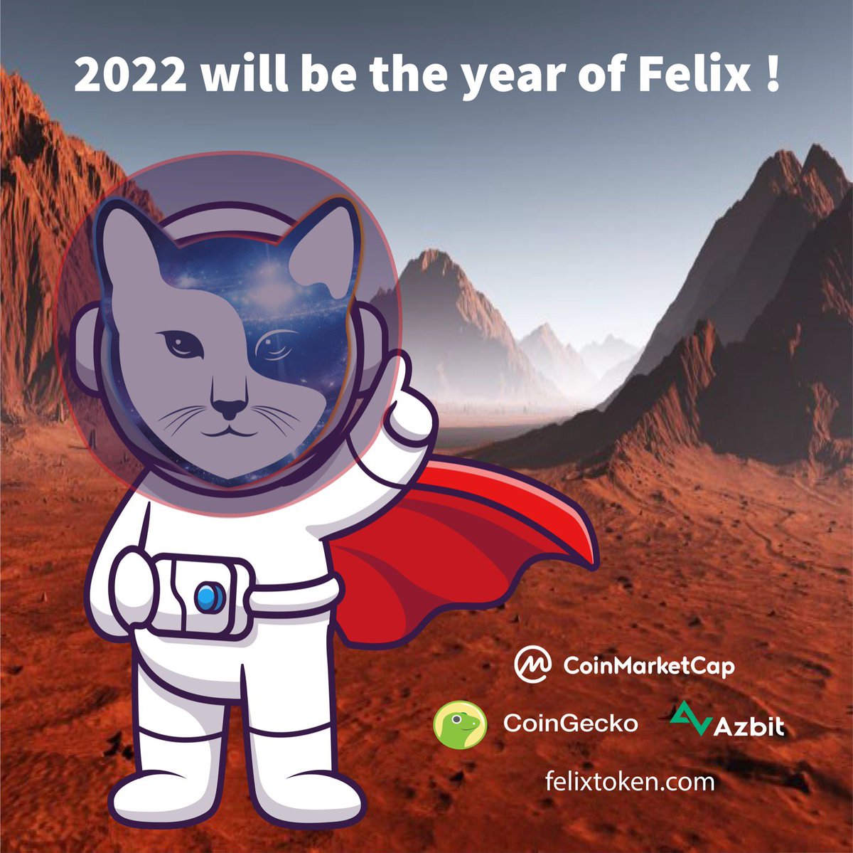 FelixTokenArmy's tweet photo. 2022 will be the year of Felix ❤️❤️
#Felix #Felixtoken #FLX #BSCGems #Bitcoin #binance #HOTBIT #Gateio #BinanceSmartChain Felix FlxToken https://t.co/I9WBYQPSFc