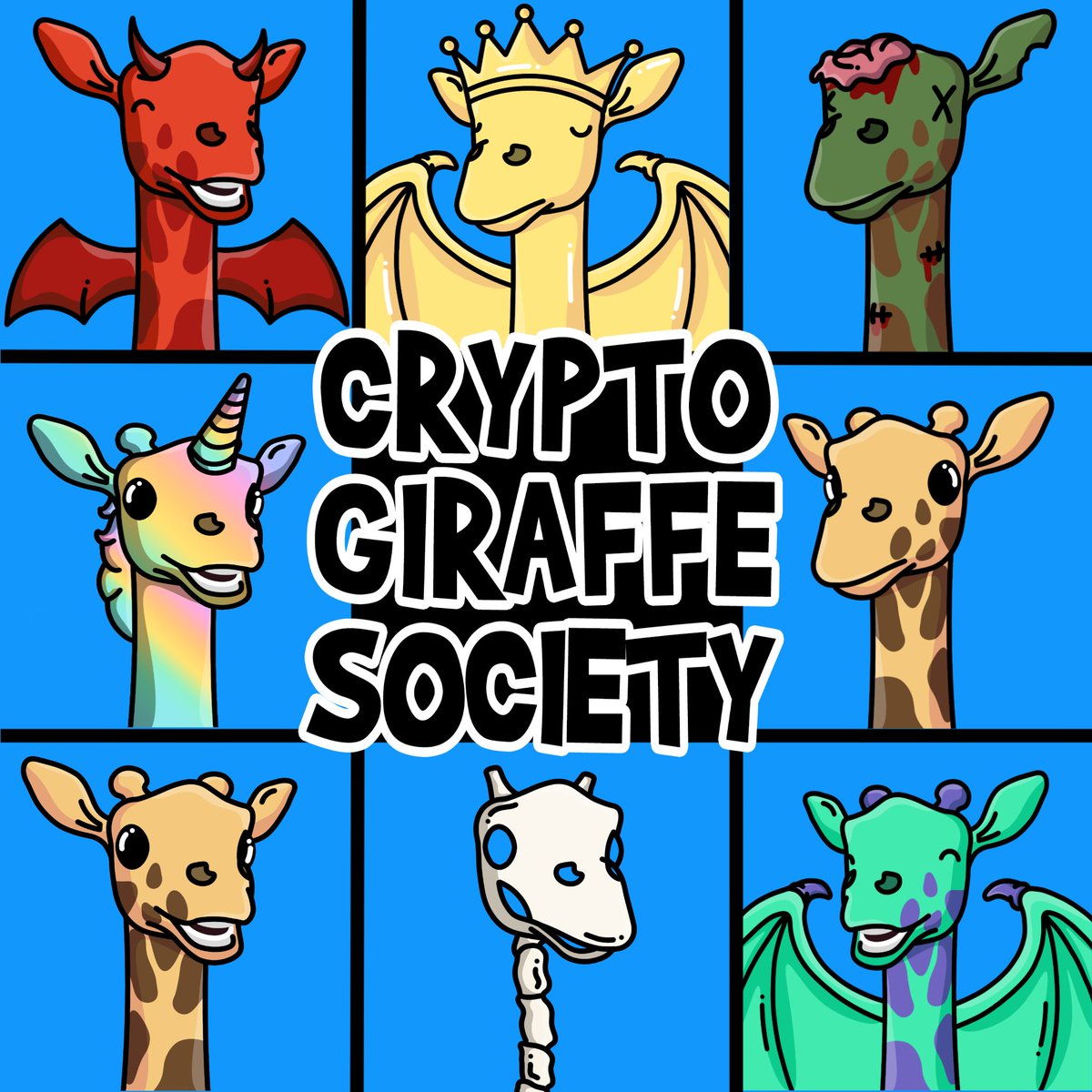 TheCGS_NFT's tweet photo. We were gonna tell you a joke about a giraffe's neck, 
But it's too long!

Happy Sunday Giraffes!🦒🦒 https://t.co/QROXuED0yC