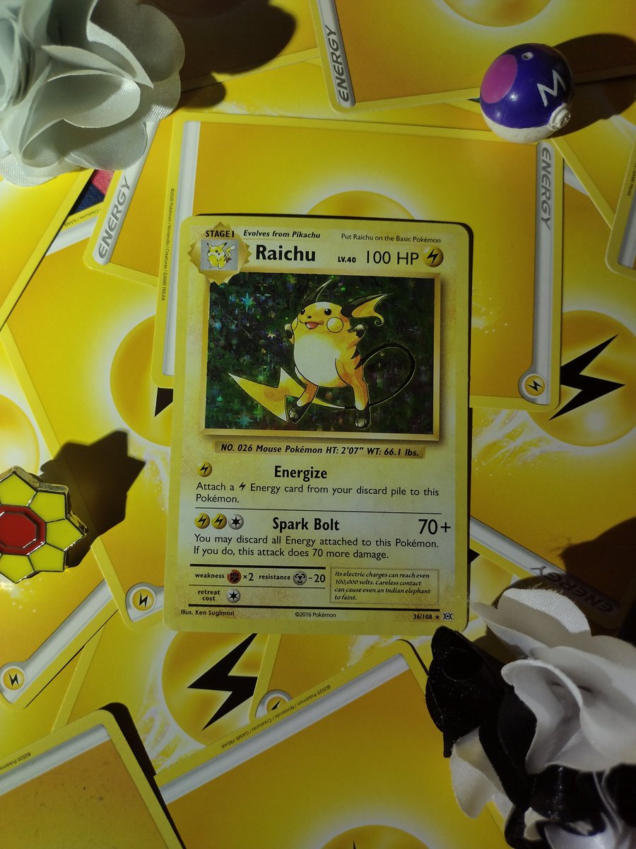 thetomcat_10's tweet photo. Definitely a throwback to the OG! Big thank you to @alienfoxz for the Raichu from XY Evolutions for the electrifying Mail Day! Much appreciated! ⚡⚡⚡ #pokémon #pokemon #pokemontcg #pokemoncommunity #pokemoncards #mailday #pokemongiveaway #winning #raichu #xyevolutions https://t.co/vk1k43e2iK